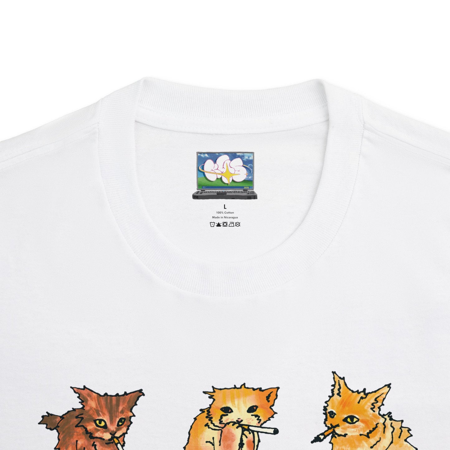 Kitty Ciggy Gang Tee