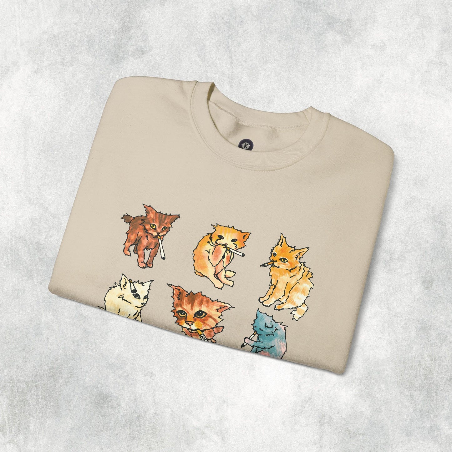 Kitty Ciggy Gang Sweater