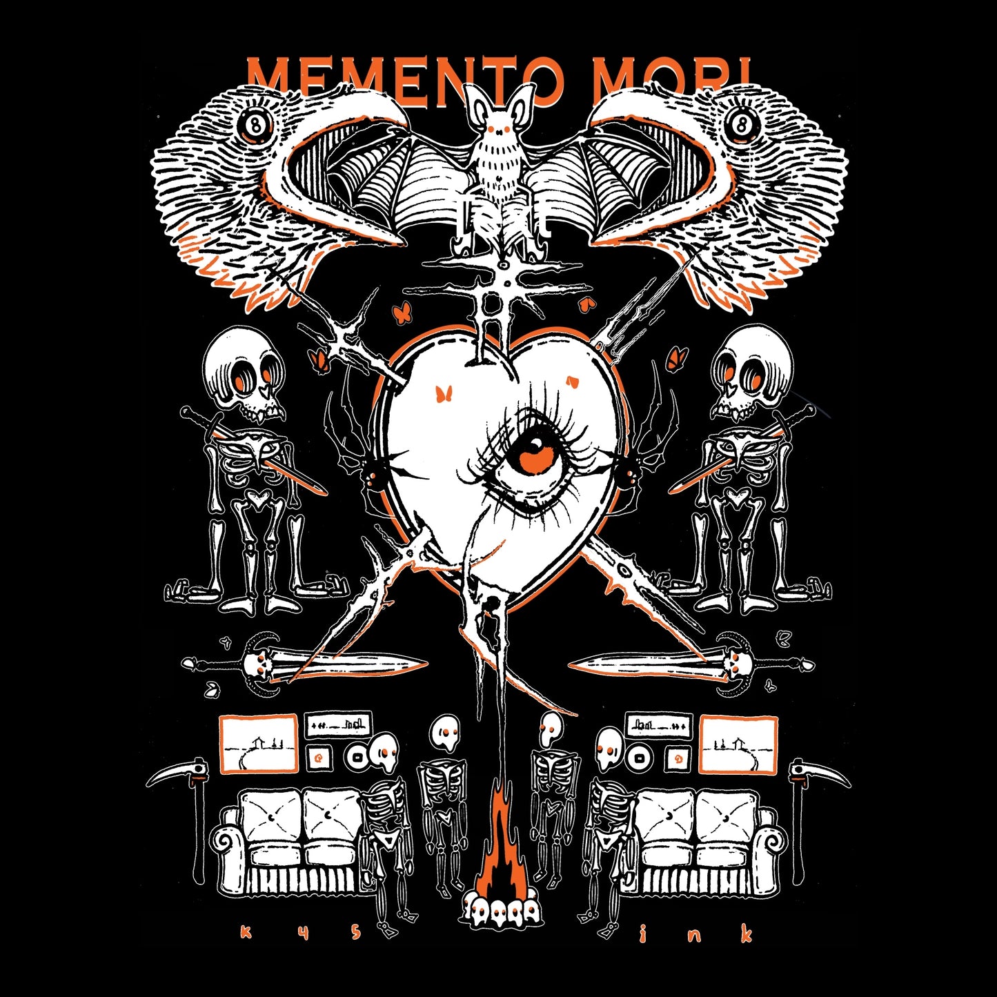 Memento Mori HeavyBlend Sweatshirt