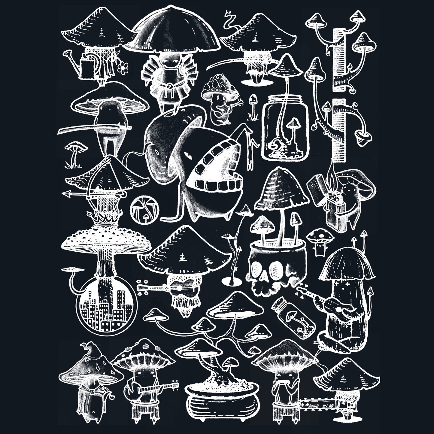 Mega Mushroom Flash Heavy Tee
