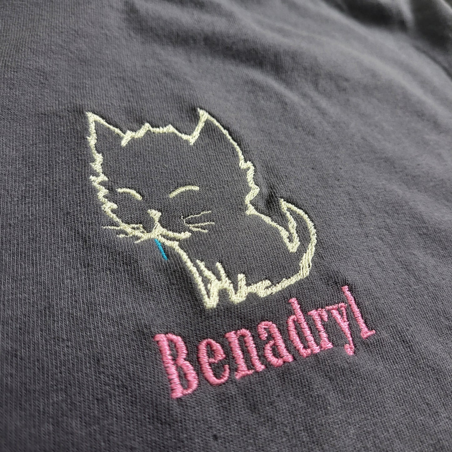 Meowboro Heavyweight Embroidered Tee