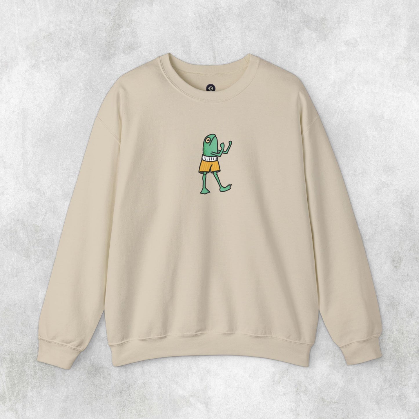 Frog Boxer Print Sweater