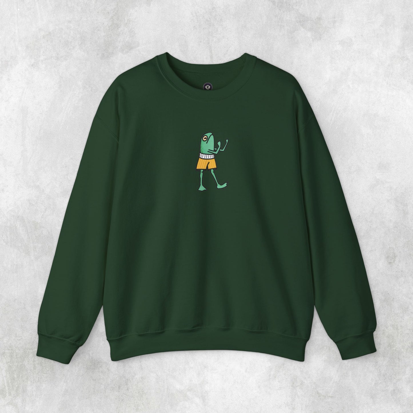 Frog Boxer Print Sweater