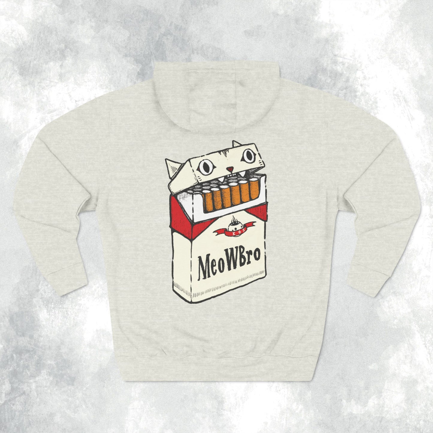 MeowBoro Cigs Three-Panel Hoodie