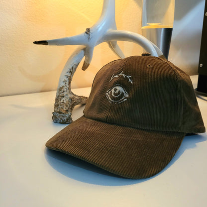 Retro Corduroy Third Eye Hat