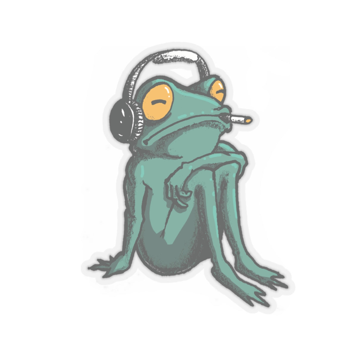 Frog Loner Sticker