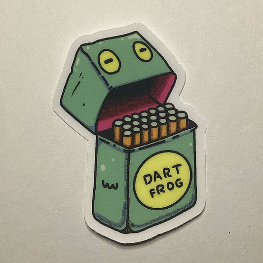 Dart Frog Waterproof Sticker