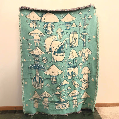 MEGA Mushroom Woven Tapestry Restock
