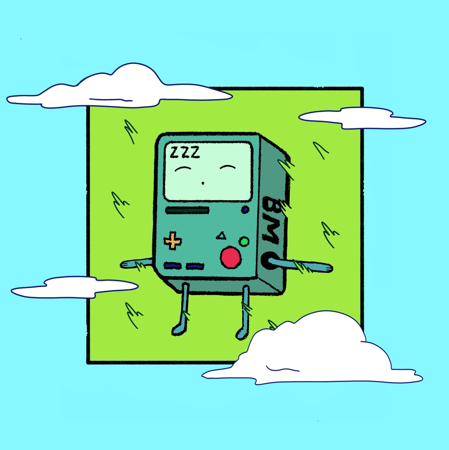 Sleepy BMO Tee